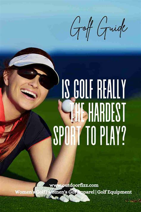 Is the hardest sport golf?